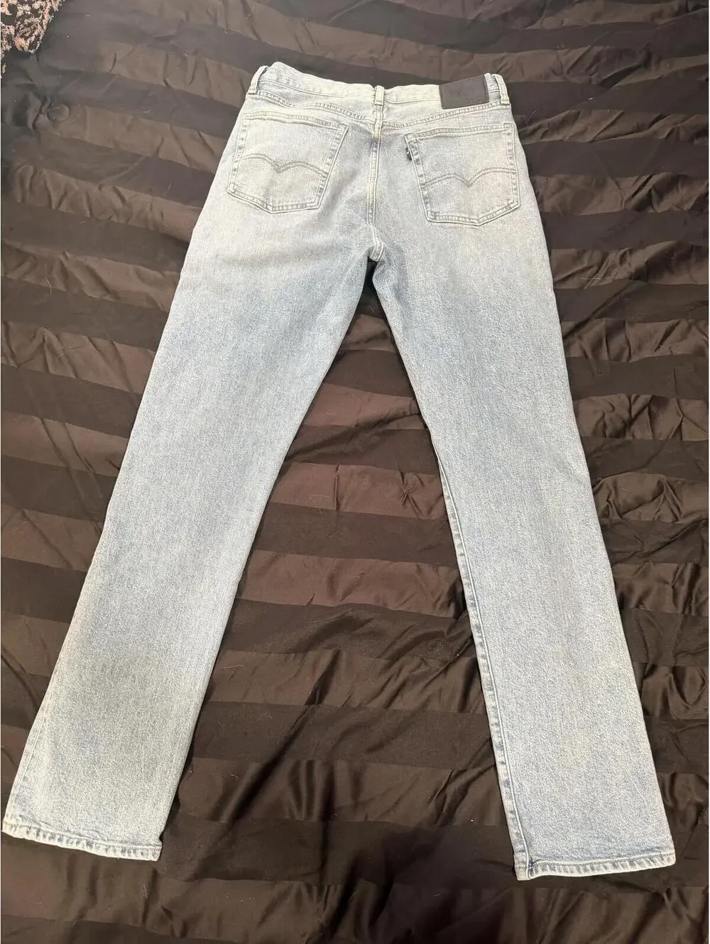 Levis Made & Crafted 501 Mens 30x32 Light Blue Distressed Jeans‎ Streetwear
